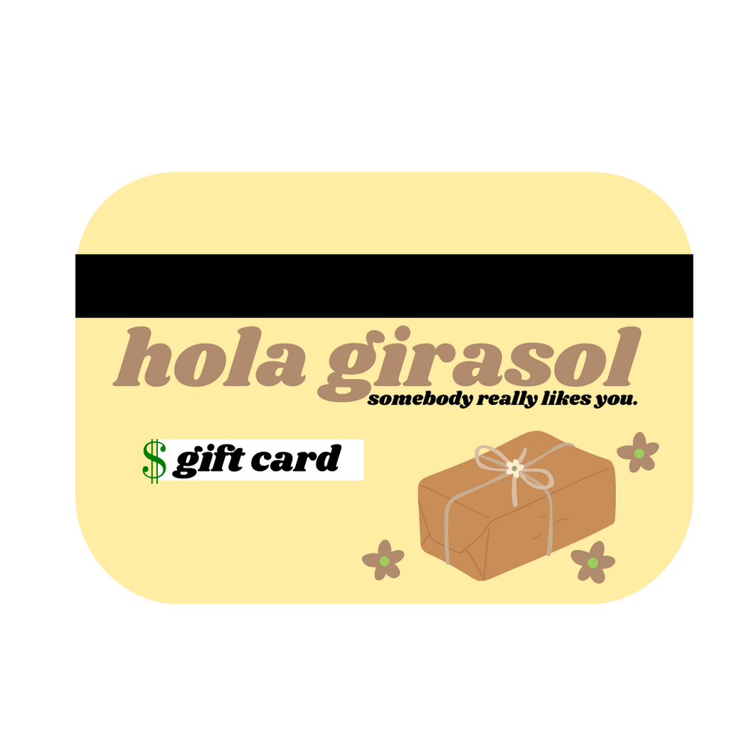 hola girasol, here's a gift for you.